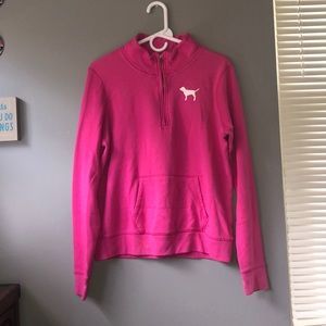 Pink Quarter Zip